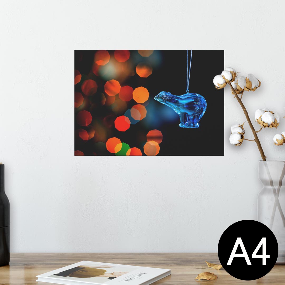 ポスター ウォールステッカー シール式ステッカー 飾り 210×297mm A4 写真 フォト 壁 インテリア おしゃれ 剥がせる wall sticker poster 023399 クリスマス　写真