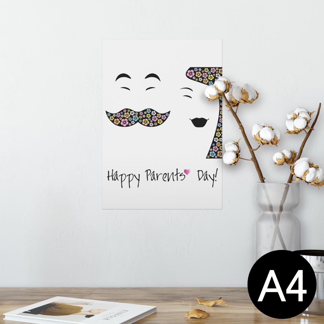 ポスター ウォールステッカー シール式ステッカー 飾り 210×297mm A4 写真 フォト 壁 インテリア おしゃれ 剥がせる wall sticker poster 006962 花 人物