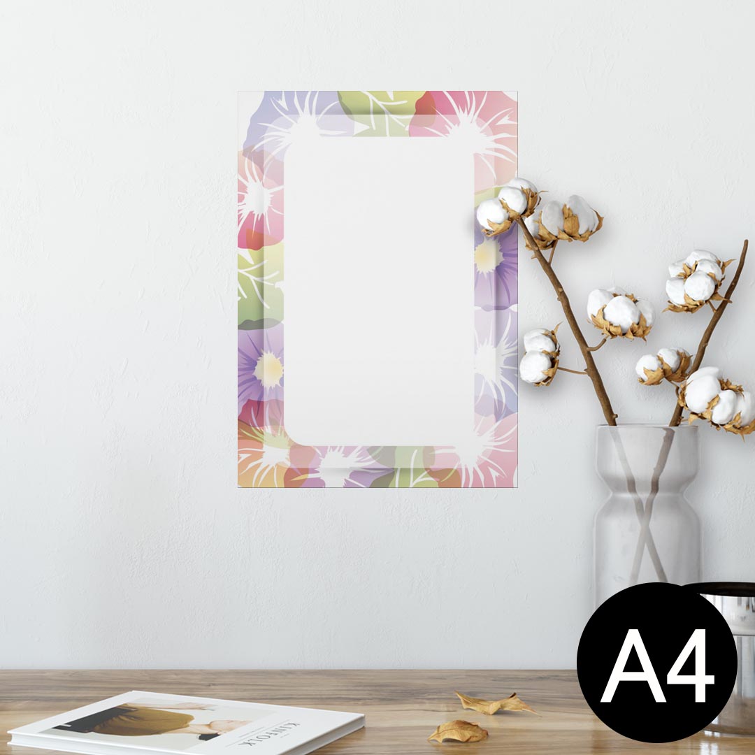 ポスター ウォールステッカー シール式ステッカー 飾り 210×297mm A4 写真 フォト 壁 インテリア おし..