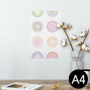 ポスター ウォールステッカー シール式ステッカー 飾り 210×297mm A4 写真 フォト 壁 インテリア おしゃれ 剥がせる wall sticker poster 009686 花火 カラフル シンプル