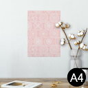 ポスター ウォールステッカー シール式ステッカー 飾り 210×297mm A4 写真 フォト 壁 インテリア おしゃれ 剥がせる wall sticker poster 010647 ピンク 花(3)