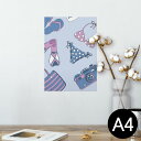 ポスター ウォールステッカー シール式ステッカー 飾り 210×297mm A4 写真 フォト 壁 インテリア おしゃれ 剥がせる wall sticker poster 011317 海 水着 カメラ
