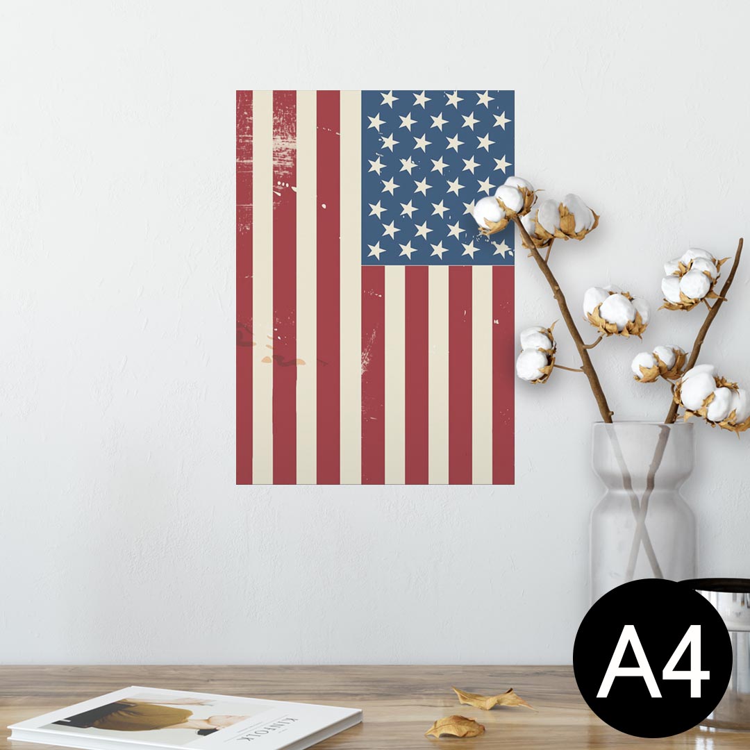 ポスター ウォールステッカー シール式ステッカー 飾り 210×297mm A4 写真 フォト 壁 インテリア おし..