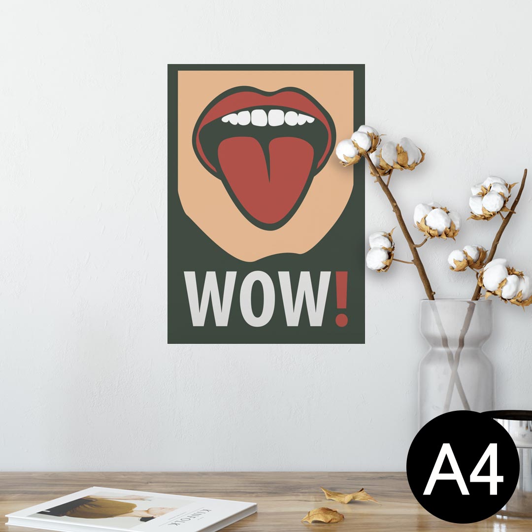 ポスター ウォールステッカー シール式ステッカー 飾り 210×297mm A4 写真 フォト 壁 インテリア おしゃれ 剥がせる wall sticker poster 011638 英語　人物　イラスト