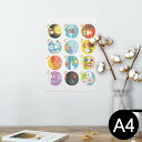 ポスター ウォールステッカー シール式ステッカー 飾り 210×297mm A4 写真 フォト 壁 インテリア おしゃれ 剥がせる wall sticker poster 012881 カレンダー イベント