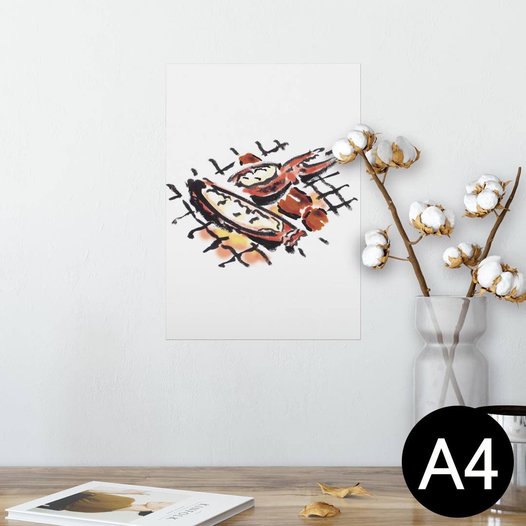 ポスター ウォールステッカー シール式ステッカー 飾り 210×297mm A4 写真 フォト 壁 インテリア おしゃれ 剥がせる wall sticker p...