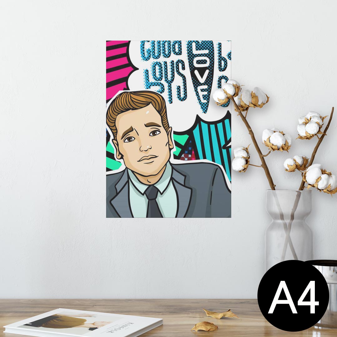 ポスター ウォールステッカー シール式ステッカー 飾り 210×297mm A4 写真 フォト 壁 インテリア おし..