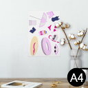ポスター ウォールステッカー シール式ステッカー 飾り 210×297mm A4 写真 フォト 壁 インテリア おしゃれ 剥がせる wall sticker poster 014107 海 ビーチ パラソル