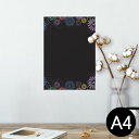 ポスター ウォールステッカー シール式ステッカー 飾り 210×297mm A4 写真 フォト 壁 インテリア おしゃれ 剥がせる wall sticker poster 014183 花火 カラフル