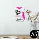 ポスター ウォールステッカー シール式ステッカー 飾り 148×210mm A5 写真 フォト 壁 インテリア おしゃれ 剥がせる wall sticker poster 000279 下着 女の子 ランジェリー