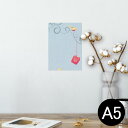 ポスター ウォールステッカー シール式ステッカー 飾り 148×210mm A5 写真 フォト 壁 インテリア おしゃれ 剥がせる wall sticker p...