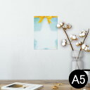 ポスター ウォールステッカー シール式ステッカー 飾り 148×210mm A5 写真 フォト 壁 インテリア おしゃれ 剥がせる wall sticker poster 001439 雪の結晶 冬 シャボン玉
