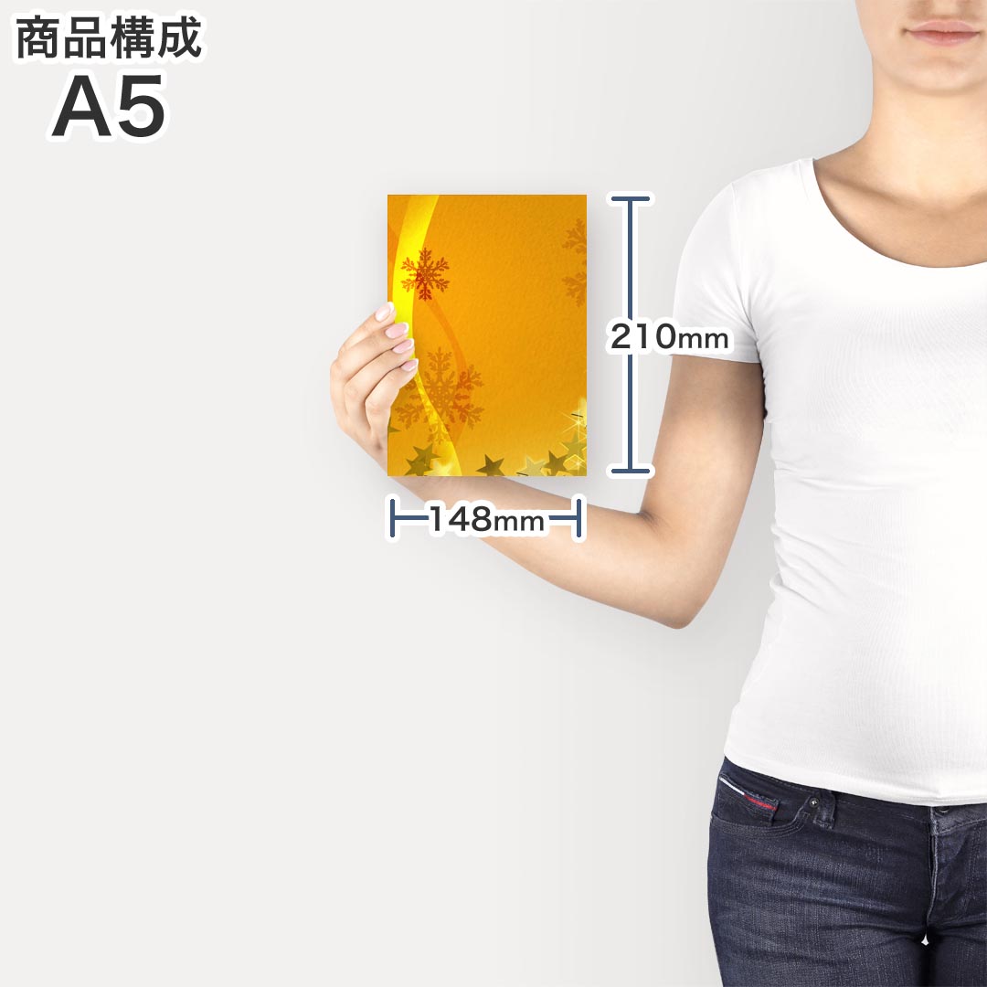 ポスター ウォールステッカー シール式ステッカー 飾り 148×210mm A5 写真 フォト 壁 インテリア おしゃれ 　剥がせる wall sticker poster 004691 雪　結晶　クリスマス