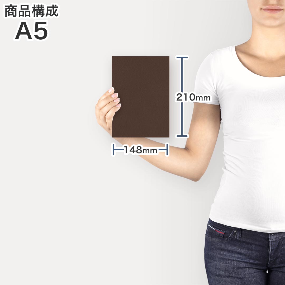 ポスター ウォールステッカー シール式ステッカー 飾り 148×210mm A5 写真 フォト 壁 インテリア おしゃれ 剥がせる wall sticker poster 012246 茶色　単色　シンプル