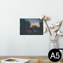 ポスター ウォールステッカー シール式ステッカー 飾り 148×210mm A5 写真 フォト 壁 インテリア おしゃれ 剥がせる wall sticker poster 023194 花火 写真