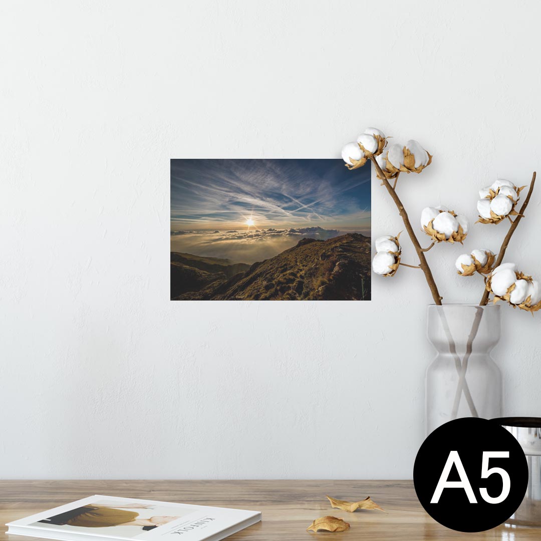 ポスター ウォールステッカー シール式ステッカー 飾り 148×210mm A5 写真 フォト 壁 インテリア おしゃれ 剥がせる wall sticker poster 023593 景色　写真