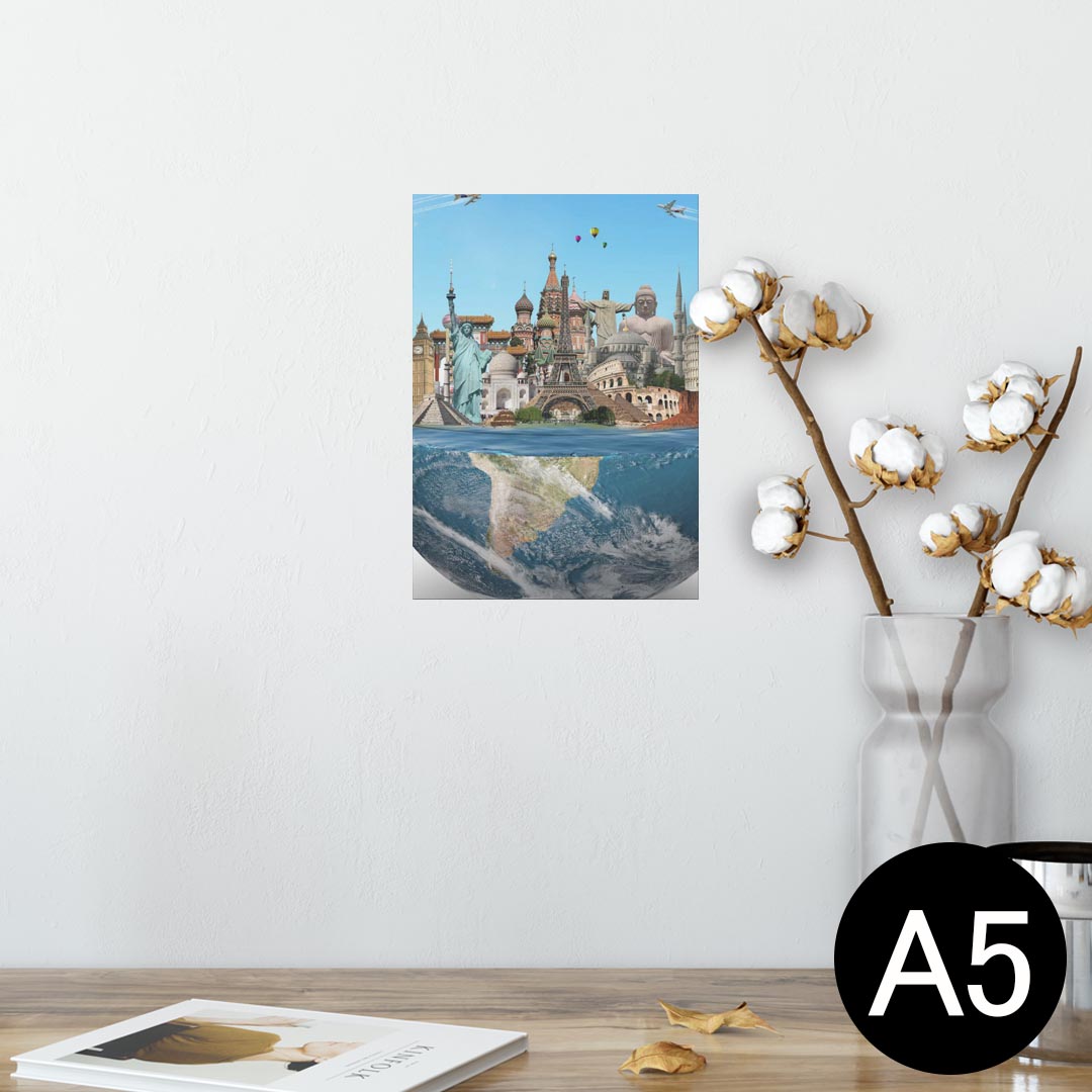 ポスター ウォールステッカー シール式ステッカー 飾り 148×210mm A5 写真 フォト 壁 インテリア おし..