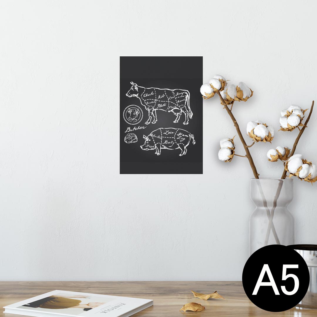 ポスター ウォールステッカー シール式ステッカー 飾り 148×210mm A5 写真 フォト 壁 インテリア おし..