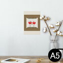 ポスター ウォールステッカー シール式ステッカー 飾り 148×210mm A5 写真 フォト 壁 インテリア おしゃれ 剥がせる wall sticker p...