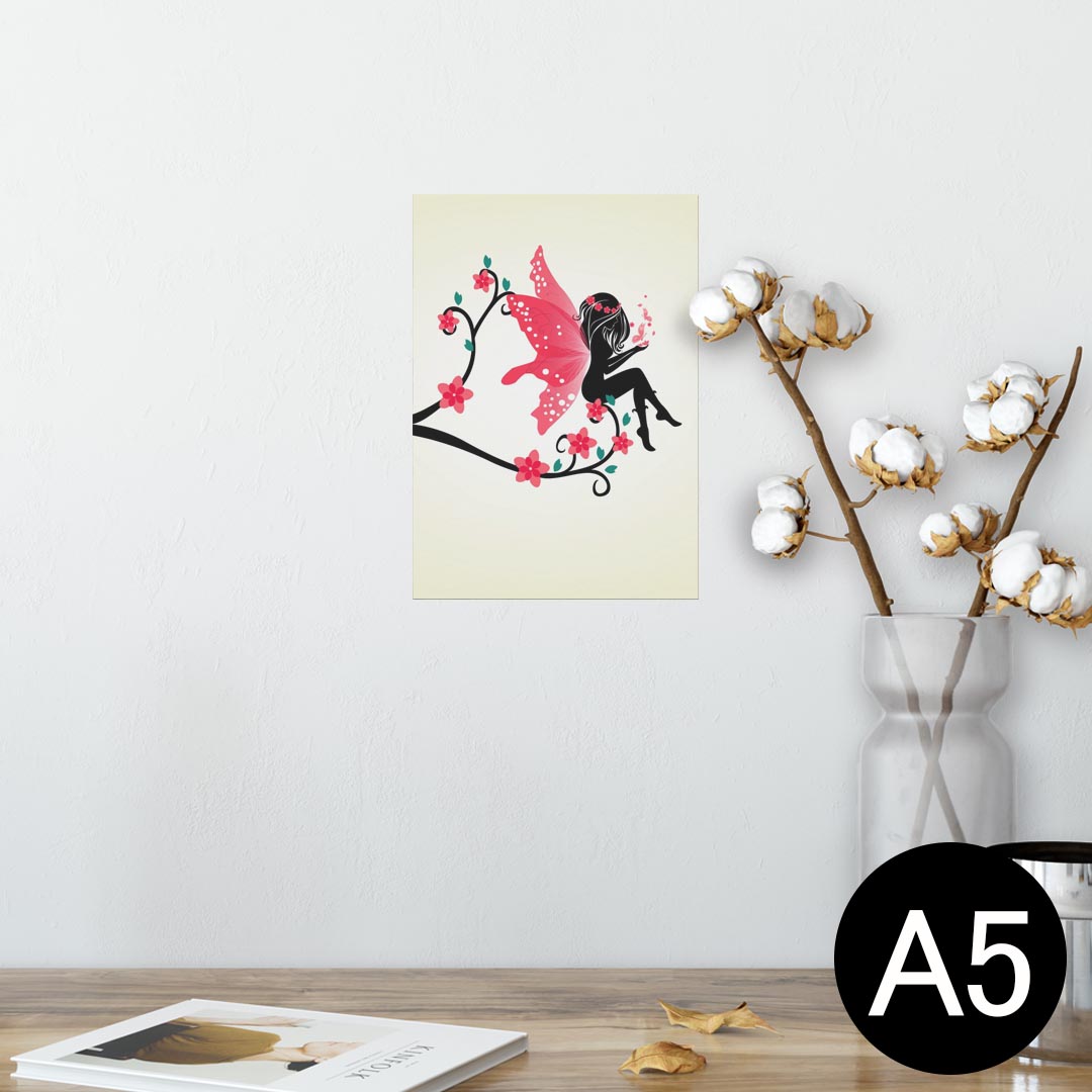 ポスター ウォールステッカー シール式ステッカー 飾り 148×210mm A5 写真 フォト 壁 インテリア おし..