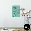 ポスター ウォールステッカー シール式ステッカー 飾り 148×210mm A5 写真 フォト 壁 インテリア おしゃれ 剥がせる wall sticker poster 011185 音楽 帽子 ファッション