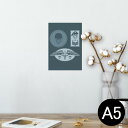 ポスター ウォールステッカー シール式ステッカー 飾り 148×210mm A5 写真 フォト 壁 インテリア おしゃれ 剥がせる wall sticker poster 011502 骸骨 階級 星(3)