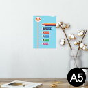 ポスター ウォールステッカー シール式ステッカー 飾り 148×210mm A5 写真 フォト 壁 インテリア おしゃれ 剥がせる wall sticker p...