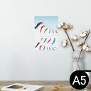 ポスター ウォールステッカー シール式ステッカー 飾り 148×210mm A5 写真 フォト 壁 インテリア おしゃれ 剥がせる wall sticker p...