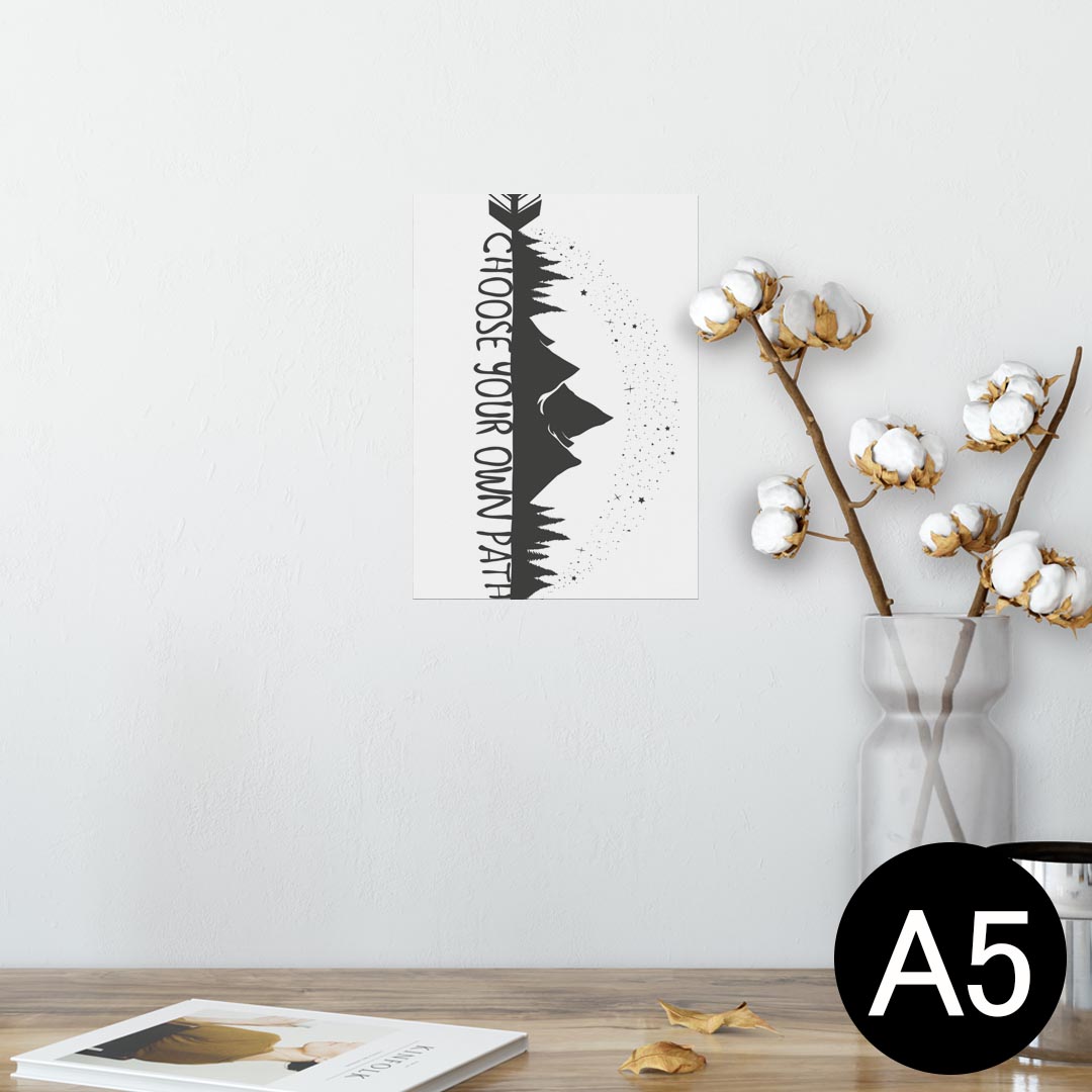 ポスター ウォールステッカー シール式ステッカー 飾り 148×210mm A5 写真 フォト 壁 インテリア おし..