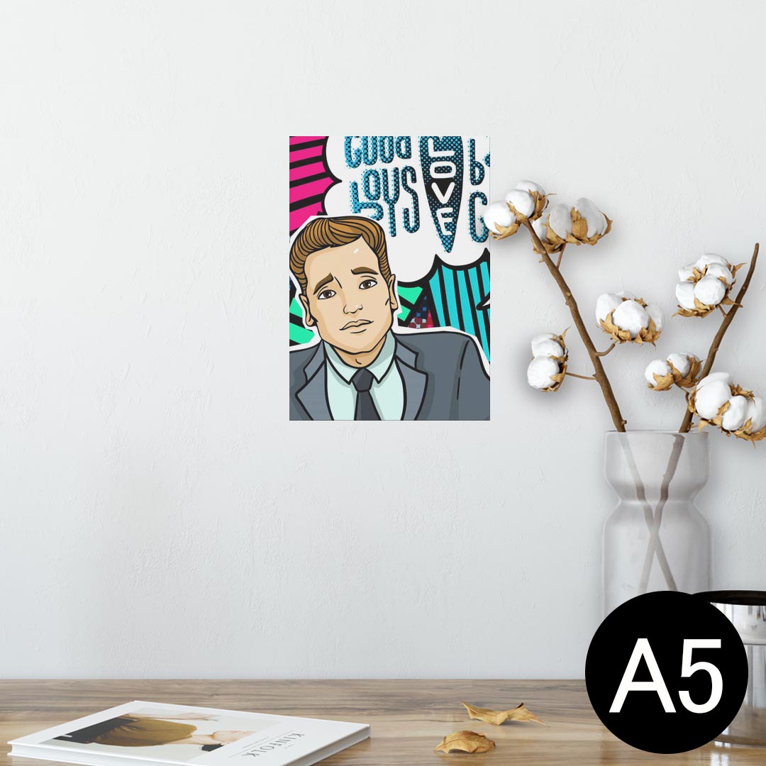 ポスター ウォールステッカー シール式ステッカー 飾り 148×210mm A5 写真 フォト 壁 インテリア おし..