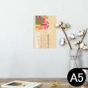 ポスター ウォールステッカー シール式ステッカー 飾り 148×210mm A5 写真 フォト 壁 インテリア おしゃれ 剥がせる wall sticker p...
