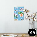 ポスター ウォールステッカー シール式ステッカー 飾り 148×210mm A5 写真 フォト 壁 インテリア おしゃれ 剥がせる wall sticker p...