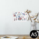 ポスター ウォールステッカー シール式ステッカー 飾り 148×210mm A5 写真 フォト 壁 インテリア おしゃれ 剥がせる wall sticker p...