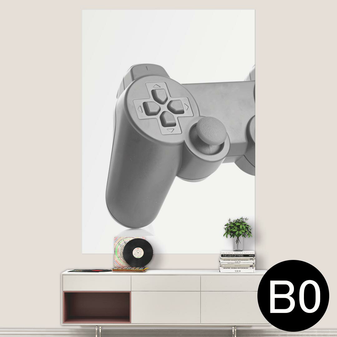 楽天kabeコレポステッカー ポスター ウォールステッカー シール式ステッカー 飾り 1030mm×1456mm B0 写真 フォト 壁 インテリア おしゃれ 剥がせる wall sticker poster 000237 ゲーム　コントローラー