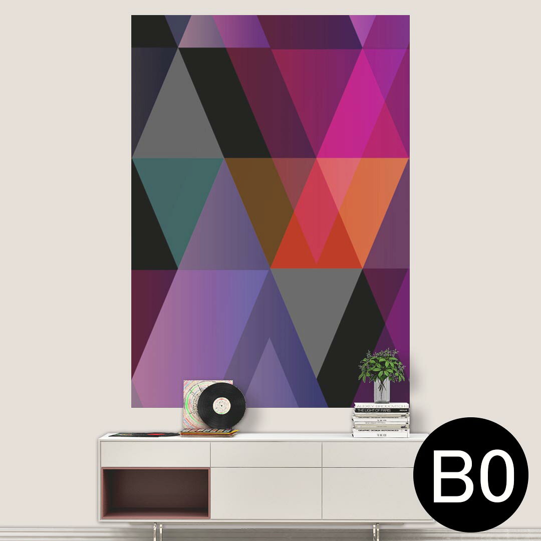 ポステッカー ポスター ウォールステッカー シール式ステッカー 飾り 1030mm×1456mm B0 写真 フォト 壁 インテリア おしゃれ 剥がせる wall sticker poster 000460 バブル　レインボー