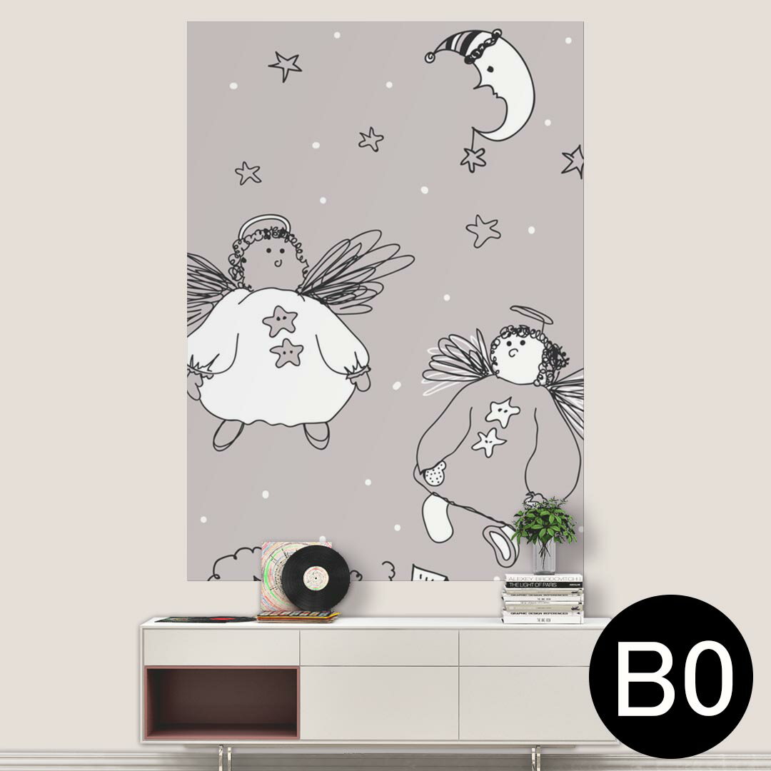 ポステッカー ポスター ウォールステッカー シール式ステッカー 飾り 1030mm×1456mm B0 写真 フォト 壁 インテリア おしゃれ 剥がせる wall sticker poster 002709 キャラクター　イラスト