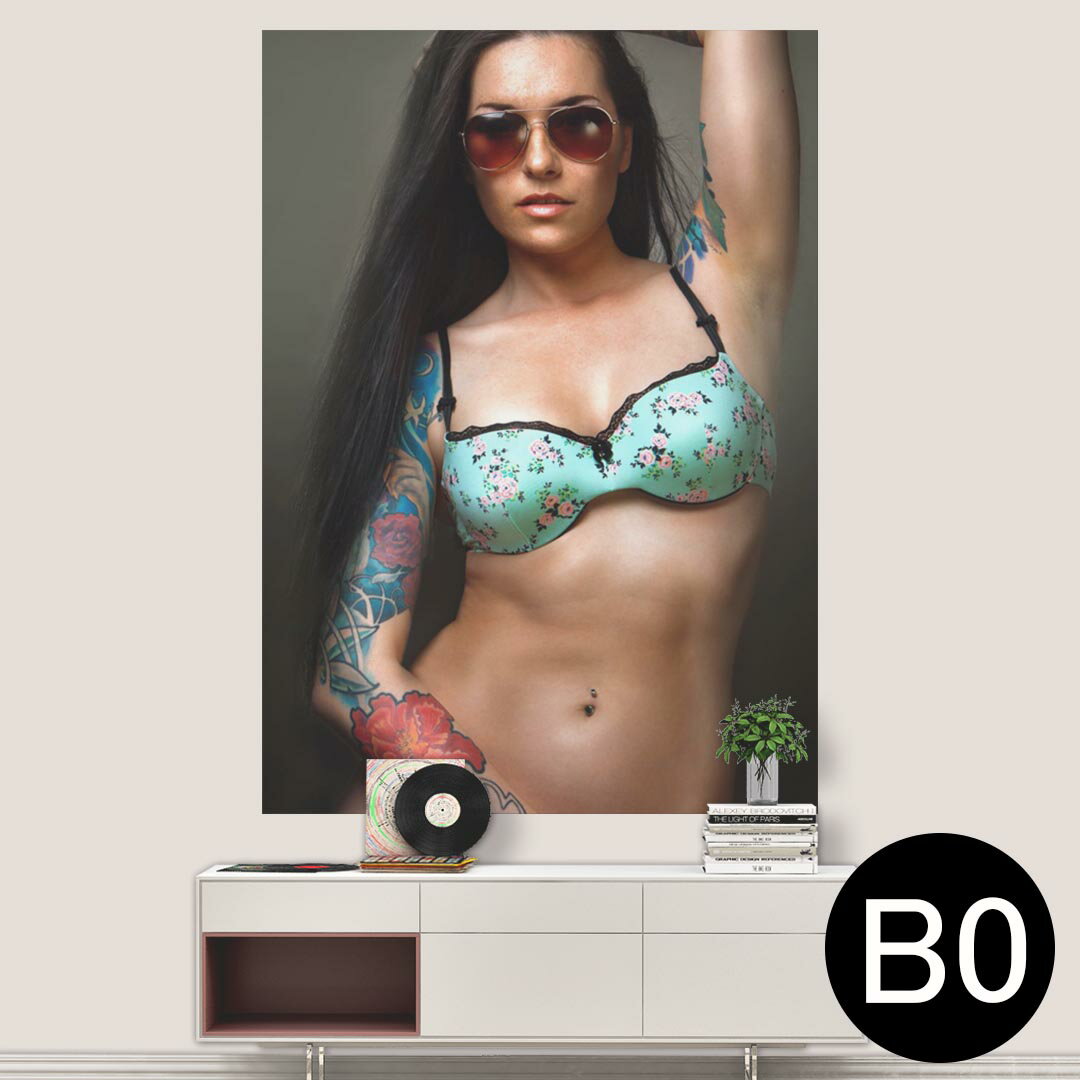 ポステッカー ポスター ウォールステッカー シール式ステッカー 飾り 1030mm×1456mm B0 写真 フォト 壁 インテリア おしゃれ 剥がせる wall sticker poster 003632 人物　写真　外国人