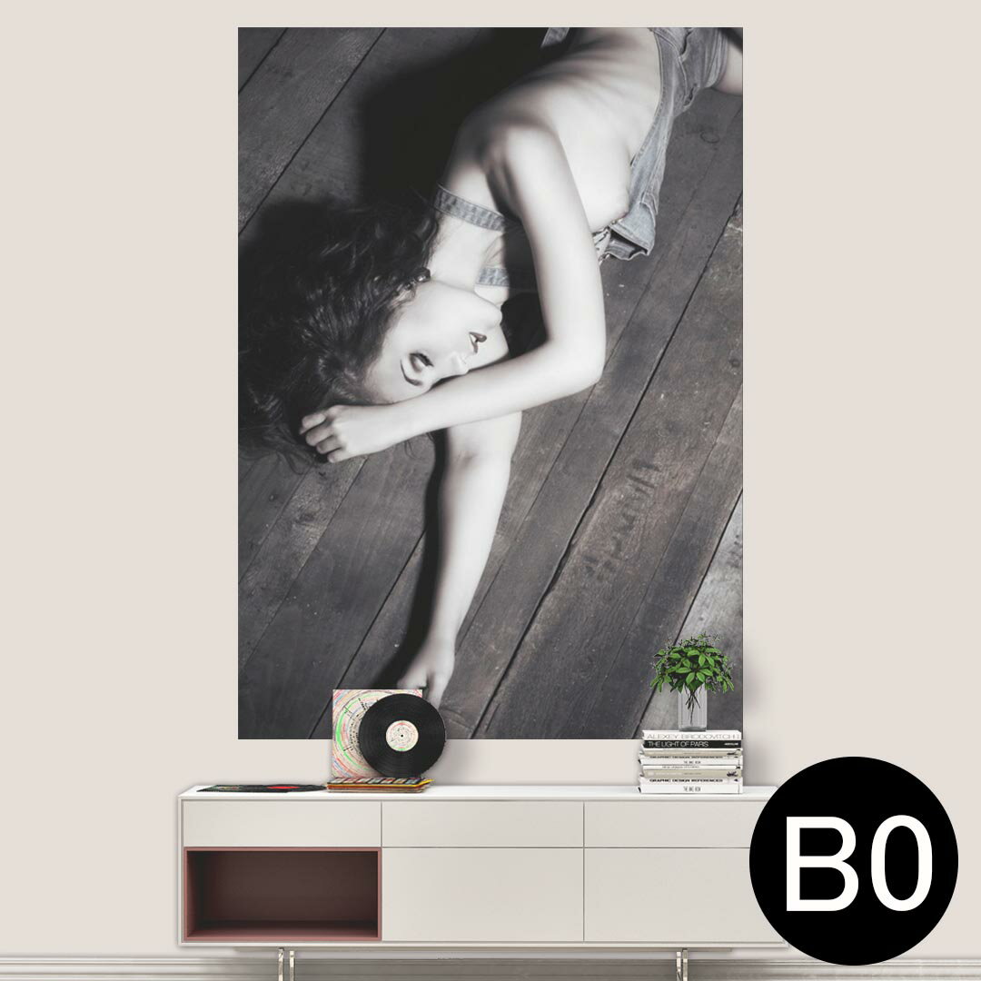 ポステッカー ポスター ウォールステッカー シール式ステッカー 飾り 1030mm×1456mm B0 写真 フォト 壁 インテリア おしゃれ 剥がせる wall sticker poster 006914 写真　人物