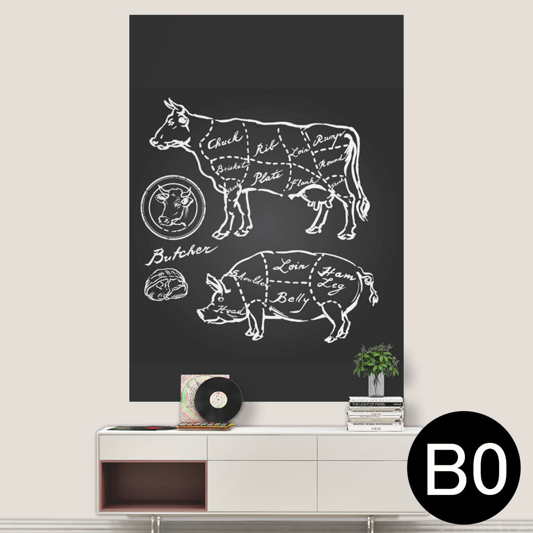 ポステッカー ポスター ウォールステッカー シール式ステッカー 飾り 1030mm×1456mm B0 写真 フォト 壁..