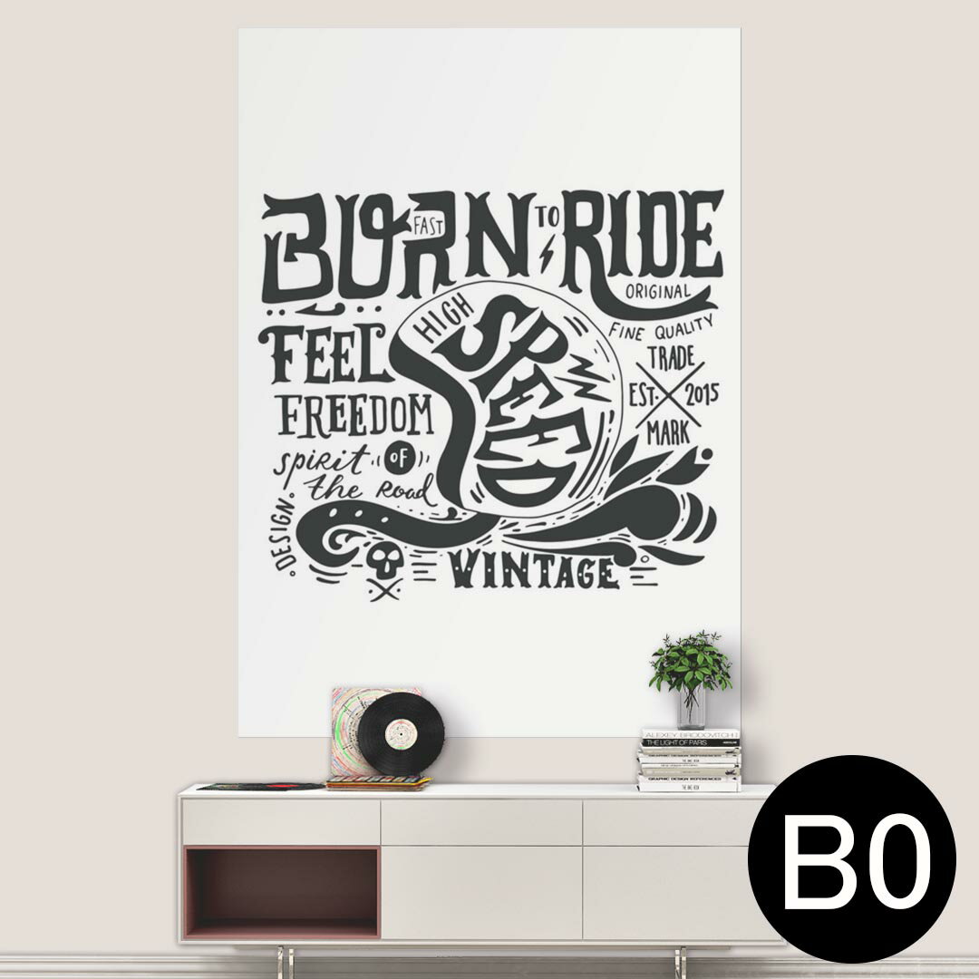 ポステッカー ポスター ウォールステッカー シール式ステッカー 飾り 1030mm×1456mm B0 写真 フォト 壁 インテリア おしゃれ 剥がせる wall sticker poster 011218 英語　ヘルメット　ビンテージ