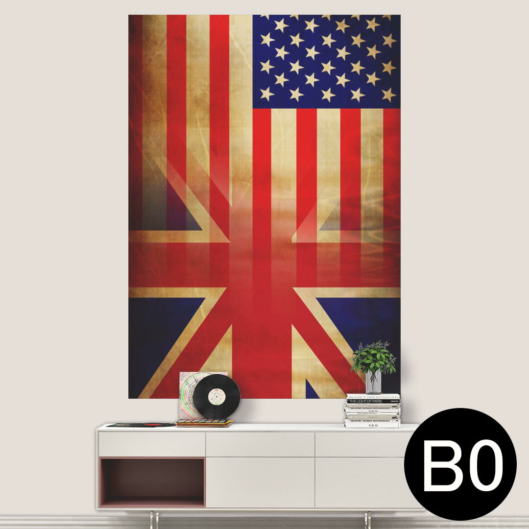ポステッカー ポスター ウォールステッカー シール式ステッカー 飾り 1030mm×1456mm B0 写真 フォト 壁 インテリア おしゃれ 剥がせる wall sticker poster 012669 アメリカ イギリス アンティーク