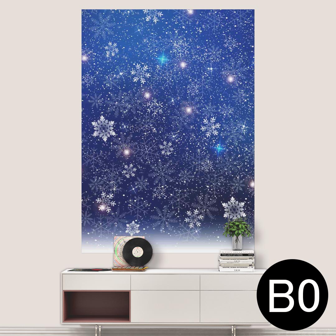 サイズが選べる！ポスター ウォールステッカー シール式ステッカー 飾り A0 A1 A2 A3 A4 A5 B0 B1 B2 B3 B4 B5 写真 フォト 壁 インテリア おしゃれ 剥がせるwall sticker poster 033401 アート 月夜 海 秋 葉っぱ 　033403