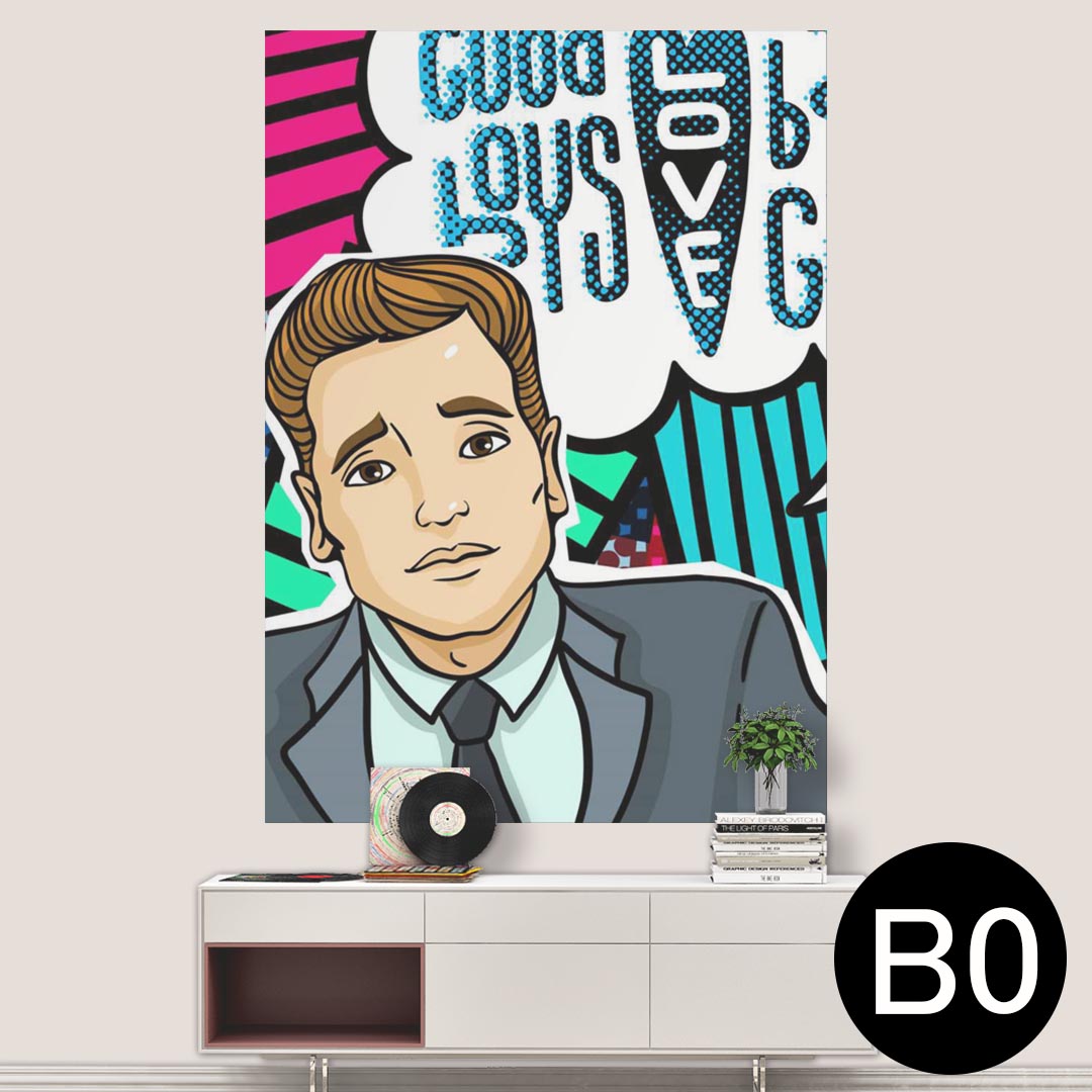 ポステッカー ポスター ウォールステッカー シール式ステッカー 飾り 1030mm×1456mm B0 写真 フォト 壁..