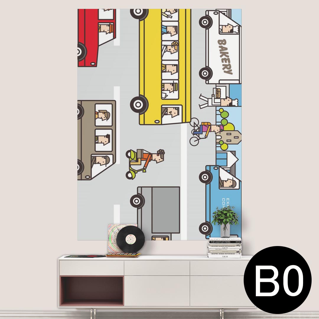 ポステッカー ポスター ウォールステッカー シール式ステッカー 飾り 1030mm×1456mm B0 写真 フォト 壁..