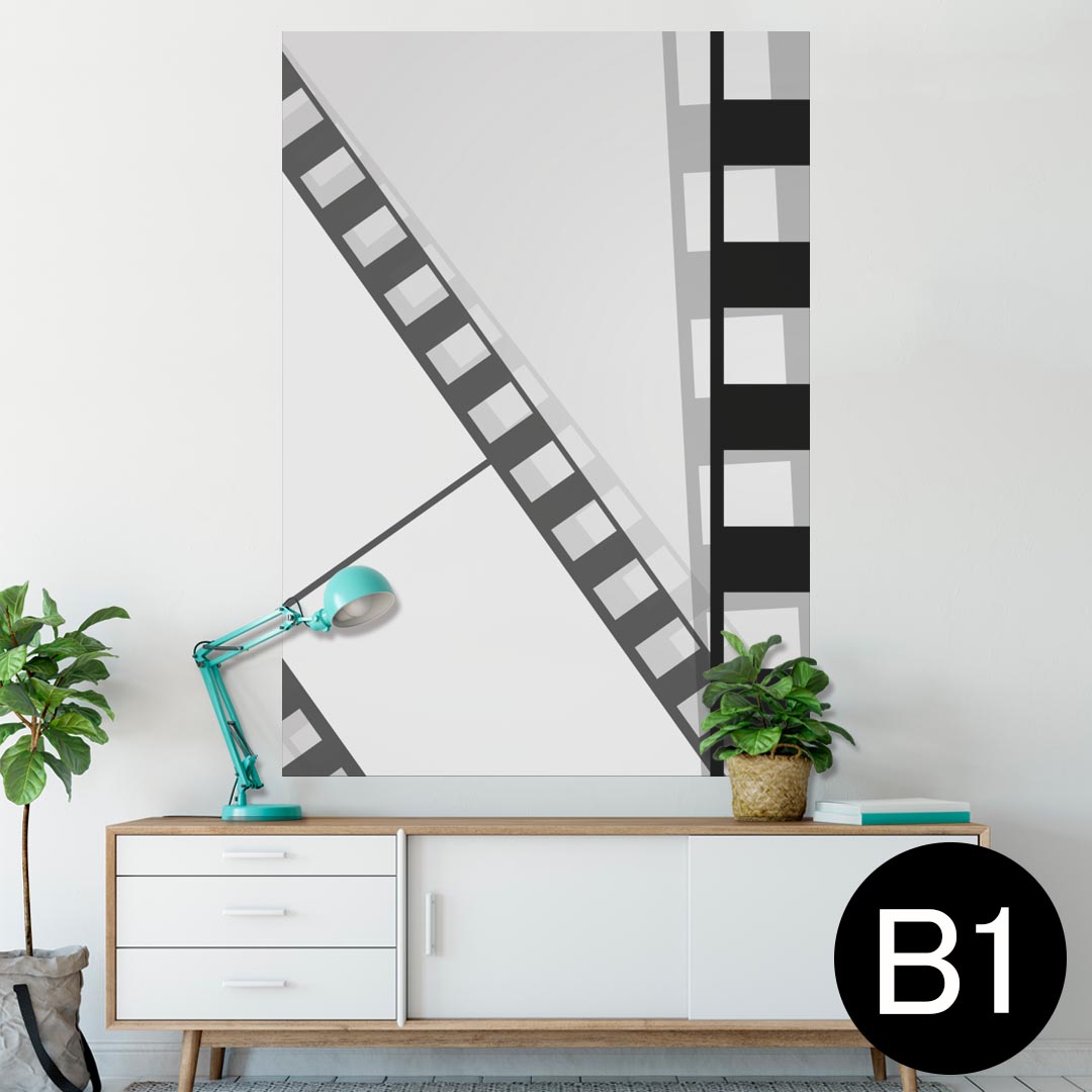 ポスター ウォールステッカー シール式ステッカー 飾り 728×1030mm B1 写真 フォト 壁 インテリア おしゃれ 　剥がせる wall sticker poster 002390 テープ　レトロ　イラスト