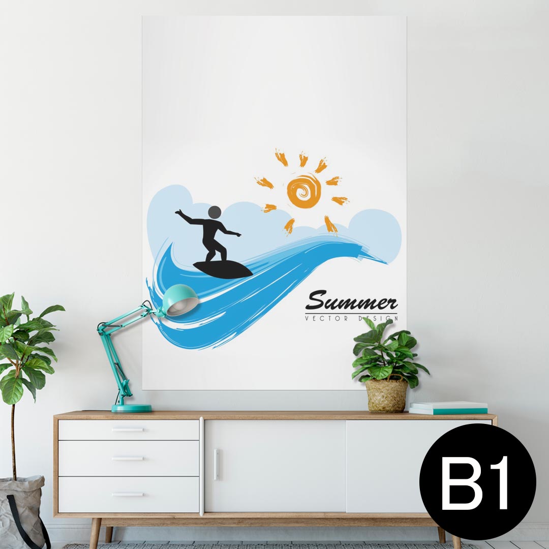 ポスター ウォールステッカー シール式ステッカー 飾り 728×1030mm B1 写真 フォト 壁 インテリア おし..