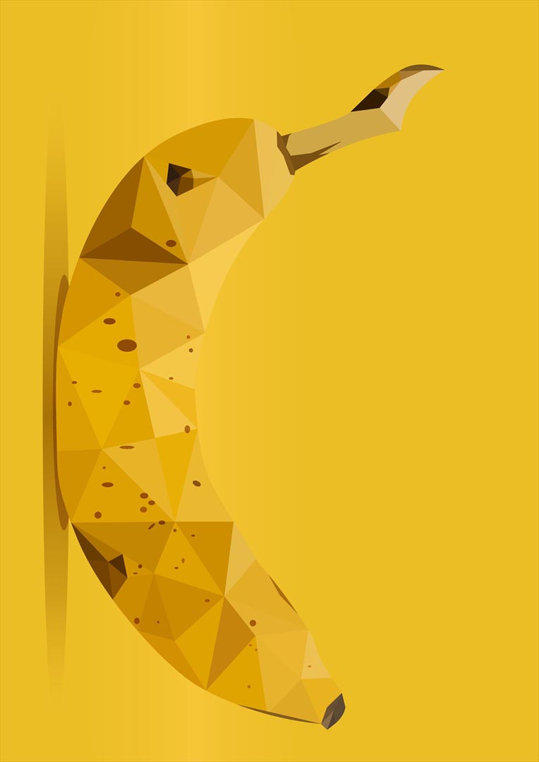 ポスター ウォールステッカー シール式ステッカー 飾り 728×1030mm B1 写真 フォト 壁 インテリア おしゃれ 　剥がせる wall sticker poster 022942 バナナ　黄色　食べ物