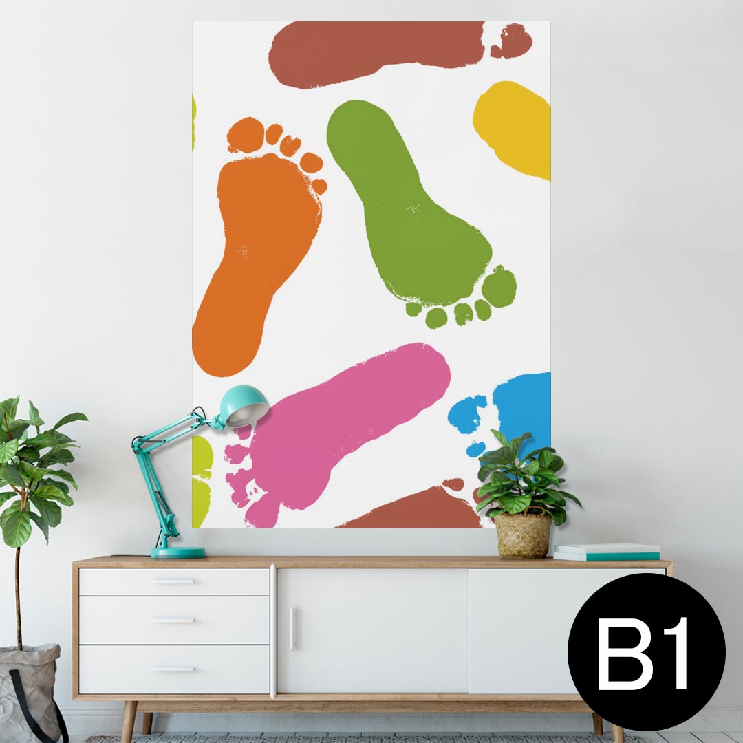 ポスター ウォールステッカー シール式ステッカー 飾り 728×1030mm B1 写真 フォト 壁 インテリア おしゃれ 　剥がせる wall sticker poster 004468 イラスト　カラフル