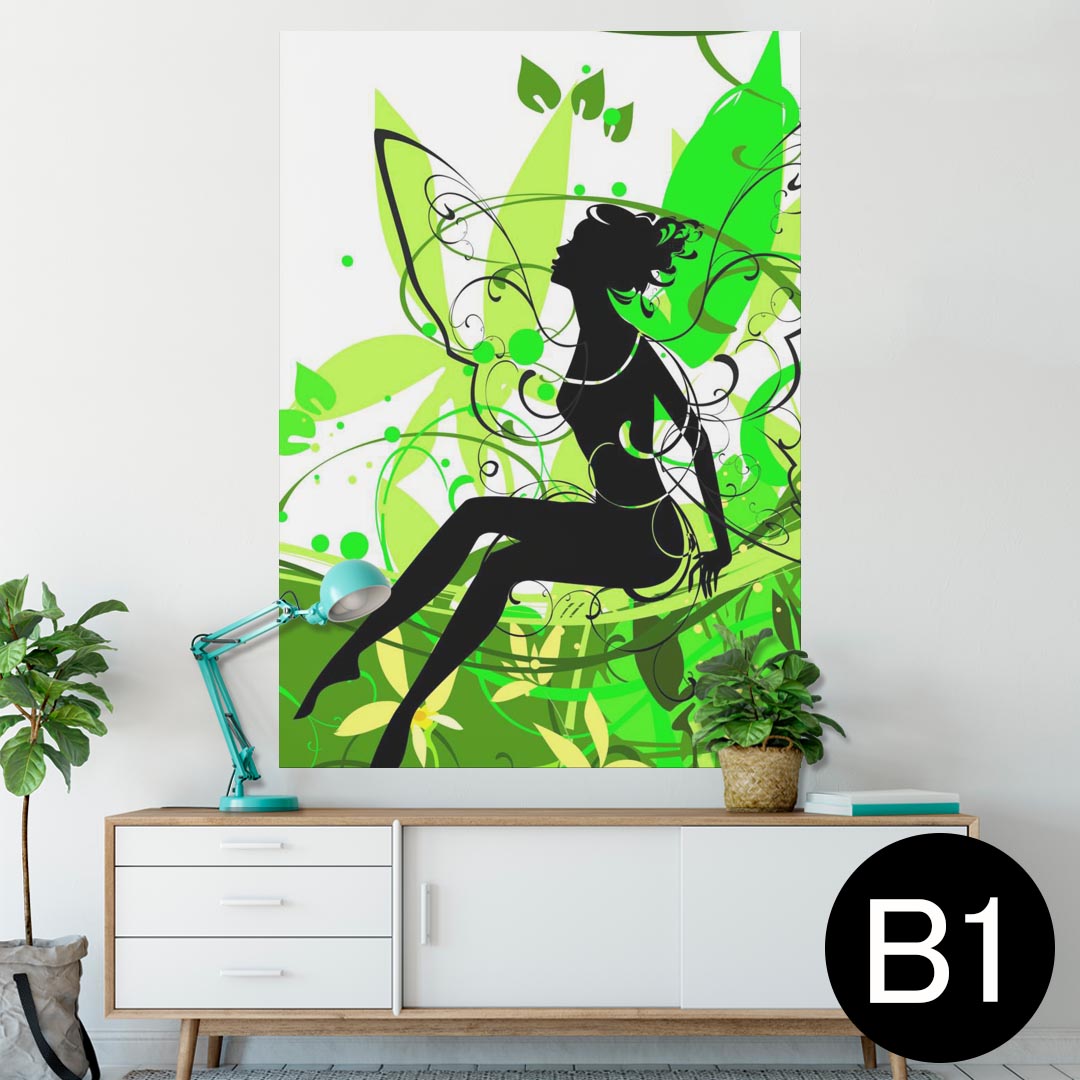 ポスター ウォールステッカー シール式ステッカー 飾り 728×1030mm B1 写真 フォト 壁 インテリア おしゃれ 　剥がせる wall sticker poster 006594 植物　人物