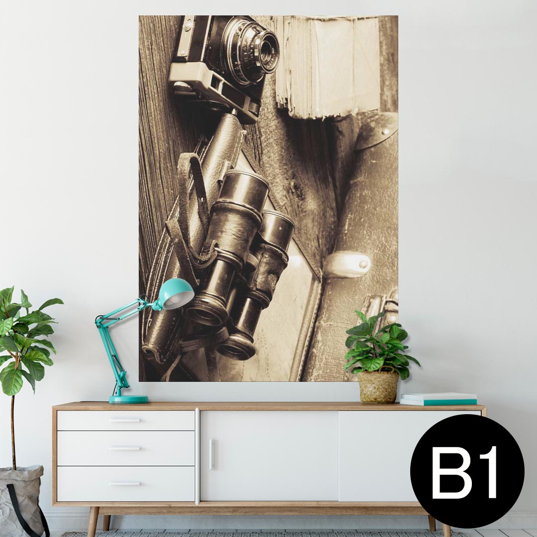 ポスター ウォールステッカー シール式ステッカー 飾り 728×1030mm B1 写真 フォト 壁 インテリア おしゃれ 剥がせる wall sticker poster 008823 写真 カメラ カバン アンティーク